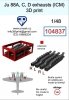 Omask 104837 Ju 88 A/C/D exhaust 3D print (for ICM) 1/48